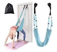 Sangle extensible pour le yoga, la danse, le ballet, la gymnastique (bleu)
