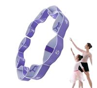 Sangle extensible, sangle extensible | Sangle d'étirement physique des jambes avec boucles,Bandes de Fitness d'exercice, bandes de sangle de Yoga de résistance pour l'entraînement de gymnastique à dom
