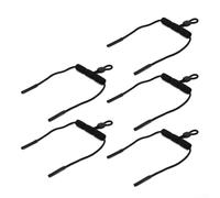 Sangle flottante en silicone avec cordon réglable pour garder les lunettes de soleil en sécurité pendant la pêche, la natation et le rafting (jaune)