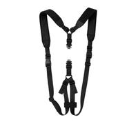 Sangle Fusil Style Sac à Dos Harnais d'Épaule Réglable pour Chasse | Bretelles rembourrées en nylon, ajustement réglable, dos antidérapant, émerillons à dégagement rapide pour fusils.