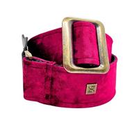 Sangle Get'M Get'M Crushed Velvet Burgundy