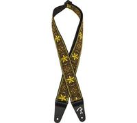 Fender Sangle de guitare Pasadena Yellow Wallflower tissée 2''