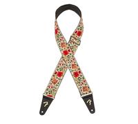 Sangle jacquard mosaïque, crème
