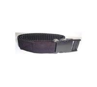 Sangle nylon avec élastique anti-étranglement Num'axes Noir 20 mm