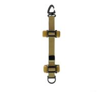 Sangle Nylon PP Résistante pour Rando 34g Sangle Nylon PP Résistante | Rotation 360°, fixation stable trois points, idéal pour accès pour rapide nœuds, compatible bretelles 8cm(Khaki)