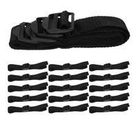 Sangle Pcs Pointes de Pelouse Chaussures à D’aérateur pour 16 Nylon | Noir, Fixation Stable pour Pointes, Usage Jardinage et Entretien des Gazons, Lot de 16 Pièces