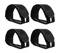Sangle Pédale Vélo,Sangle Pédale Vélo en Nylon,Sangle Courroie lanière cale Pied Chaussure vélo Cycle Home Trainer VTT Route Fixie singlespeed Vélo 4 PCS