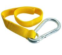 Sangle porte-tuyau pompier THW avec mousqueton jaune