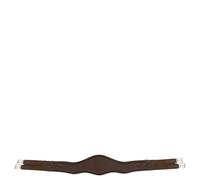 Sangle pour cheval anatomique double élastique avec aimant BR Equitation Bakewell Marron 115 cm