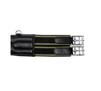 Sangle pour cheval avec élastique cuir souple Kavalkade Comfort Noir 150 cm