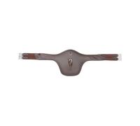 Sangle pour cheval avec élastique double face en cuir Kavalkade Marron 135 cm
