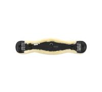 Sangle pour cheval courte avec peau d'agneau Kavalkade Comfort Noir 70 cm