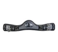 Sangle pour cheval en cuir sans élastique HKM Anatomic Noir 70 cm