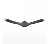 Sangle pour cheval en cuir souple et élastique Kavalkade Casper Noir 115cm