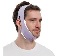 Sangle Pour Le Visage,Réutilisable Masque En Forme De V,Pour Lifting Raffermissant Anti-Rides violet