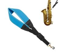 Sangle Pour Saxophone - Sangle pour Saxophone Ténor Réglable Cordon de Port,Accessoire de Portage Instrument de Musique Rembourré pour Saxophoniste Débutant et Professionnel