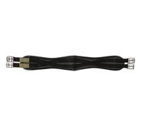 Sangle PVC Soft gaufrée -élastique-, couleur:noir, taille:140