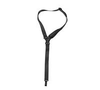 Sangle réglable pour ukulélé |Cordon à pression en nylon pour ukulélé/guitare |Accessoire de voyage léger et portable |71-93 cm de longueur, noir et rose (Noire)
