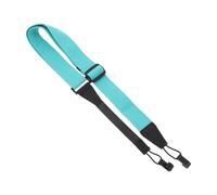 Sangle réglable pour ukulélé design sans perçage et crochets | Nylon bleu, col en nœud et profil fin, pour baryton et soprano, utilisation sur scène et rue