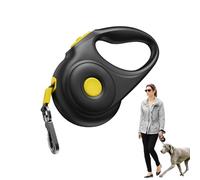 Sangle rétractable pour chien, corde extensible, serrure semi-automatique, poignée ergonomique, système de logement, équipement de marche pour la plage, la course, l'entraînement, le jardin