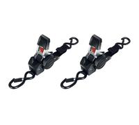 Sangle rétractable robuste avec clip souple, résistance de charge de 750 kg pour sécuriser le chargement de moto, camion, sangle à cliquet de 3 m