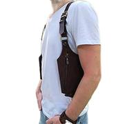 Sangle Rétro De Moi Sac à Bandoulière Caché sous Les Bras Sac à Bandoulière Double en Cuir PU Réglable Sac à Bandoulière Sac à Aisselles Portefeuille Antivol Sac, Black