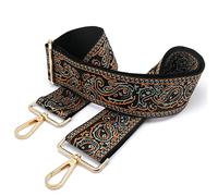 Sangle Sac Bandouliere pour a Main Sac 5cm Bandoulière Femmes Bretelle Remplacement Bag Purse Strap Réglable Bricolage Sangles E04 5cm Gold