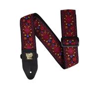 Sangle Jacquard Crimson Royal Bloom