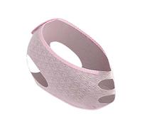 Sangle sculptante à 2 visages - Double mentonnière en forme de V | Élimination du double menton réglable, bandage de levage facial respirant et réutilisable pour le visage, le cou et le menton, fibre