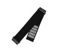 Sangle sportive en nylon - FIXED - QuickFit 26mm - Noir - Pour Garmin - Tour de poignet 16-21 cm