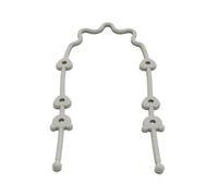 Sangle Sucette En Caoutchouc,Porte-Sucette,Jouet Pour Bébé,Chaîne Factice,Attrape-Tasse En Silicone 066b - Type Gray
