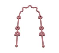 Sangle Sucette En Caoutchouc,Porte-Sucette,Jouet Pour Bébé,Chaîne Factice,Attrape-Tasse En Silicone 066b - Type Burgundy