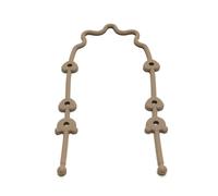 Sangle Sucette En Caoutchouc,Porte-Sucette,Jouet Pour Bébé,Chaîne Factice,Attrape-Tasse En Silicone 066b - Type Light Brown