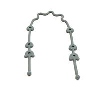 Sangle Sucette En Caoutchouc,Porte-Sucette,Jouet Pour Bébé,Chaîne Factice,Attrape-Tasse En Silicone 066b - Type Sea Blue