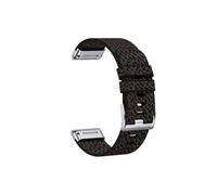 Sangle tissée en nylon adaptée Compatible avec Garmin Fenix7X Pro/5X/6, Compatible avec Garmin Fenix5/6/7/Instinct(Jacquard black 2,22mm)