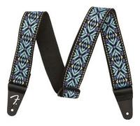 Fender Pasadena Sangle tissée pour guitare - Bleu Snowflake