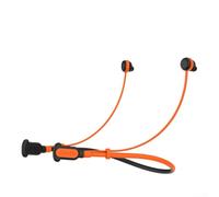 Sangle tour de cou anti-perte en silicone pour Pixel Buds 2A/Pro2 (noir et orange)