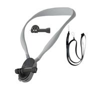 Sangle tour de cou en silicone avec rotation à 360 degrés pour appareil photo GO 3S, design à libération rapide, améliore la stabilité, support de poitrine réglable pour caméra d'action