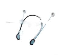 Sangle tour de cou en silicone souple pour écouteurs WF-1000XM6 (noir et | Noyau renforcé en ABS, durabilité durable, résiste à l'usure quotidienne, compatible avec Sony WF-1000XM6