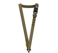 Sangle Tour de Cou pour Téléphone en Nylon Tissé Ajustable Beige