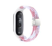 Sangle tressée pour Xiaomi Mi Band 8 Boucle solo en nylon élastique bracelet de boucle magnétique pour Miband 8 NFC