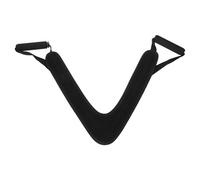 Sangle Triceps Noire en Coton Nylon pour Débutants et Grimpeurs | Isolation du Triceps, Compatible Câble et Barre de Traction, 140g, Usage Extérieur