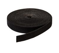 Sangle Velcro double face pour la manipulation des câbles 10 m / 2 cm Noir