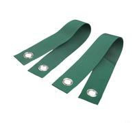Sangle Vent pour arbre Nylon 3.8x40cm Verte Soutien Stable | Matériau nylon résistant Application pour facile grâce aux deux trous pour idéal pour professionnels jardiniers
