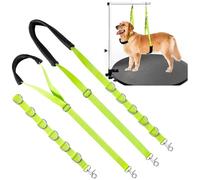 Sangle ventrale de toilettage pour chien - Boucles de toilettage pour chien pour extension de bras de table avec boucle d'extension de serrage pour le bain, support de hanche pour chiens de petite et
