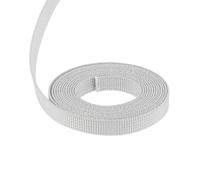 Sangle volet roulant store extérieur résistante aux UV largeur 12mm en polyester au mètre Rouleau Fenêtre Porte Enrouleur, gris