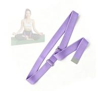 Sangle Yoga élastique Pour Méditation & Lotus - Bande Réglable, Lien Flex Pilates Pour Gym, étirement, Rééducation, Débutant purple