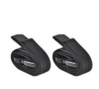 Sangles 2pcs 1.35m Travel Tied Belt Durable Nylon Cargo Tie Down Luggage Lash Strap Camping Hiking Storage Buckle(Black 2PCS)