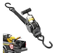 Sangles à cliquet rétractables Accessoires extérieurs Fournitures Outils | Cargo Mall Sangle à cliquet rétractable pour motos, VTT, UTV, équipement de pelouse, remorque, kayak