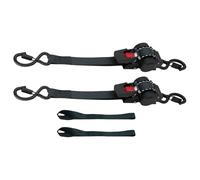 Sangles À Cliquet Rétractables, avec Solution De Fixation Flexible, 54 Cm, Sangles D'arrimage Auto-rétractables, Attache De Sécurité pour Bagages, Système De Automatique, pour Camion, Voi